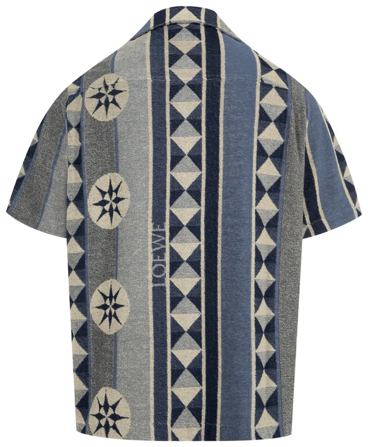 Loewe Short Sleeve Shirt BlueMulticolor
