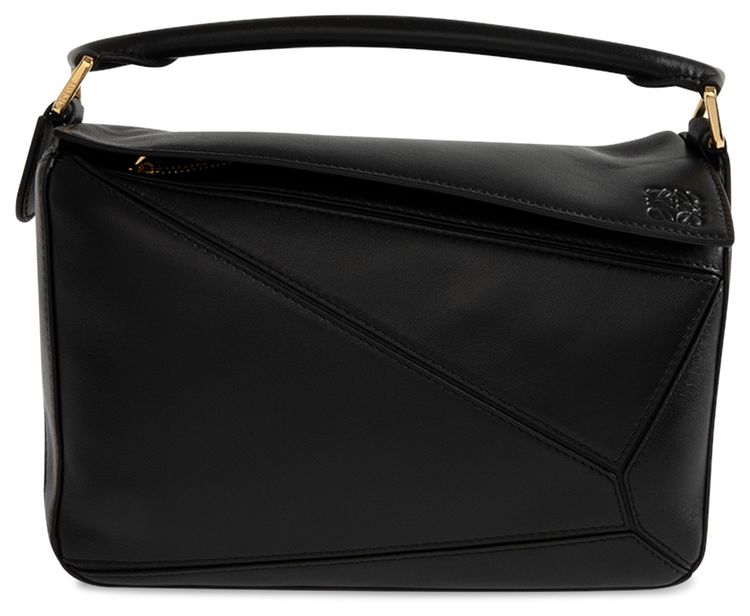 Loewe Small Featherlight Puzzle Bag Black