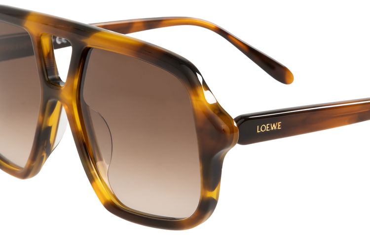 Loewe Aviator Sunglasses Tortoise