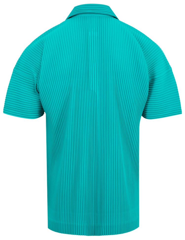 Issey Miyake MC May Polo Peacock Green