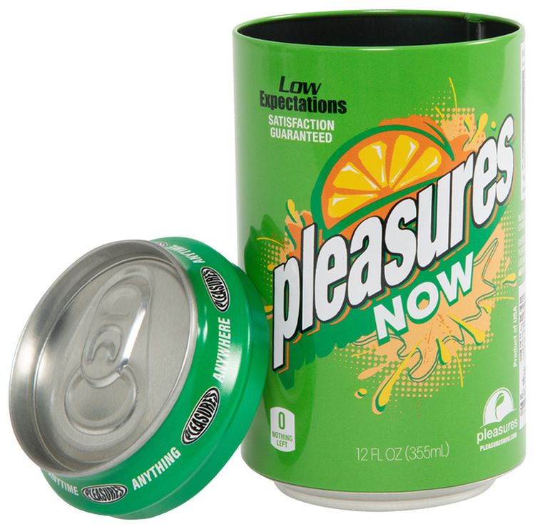 Pleasures Quench Stash Can Green