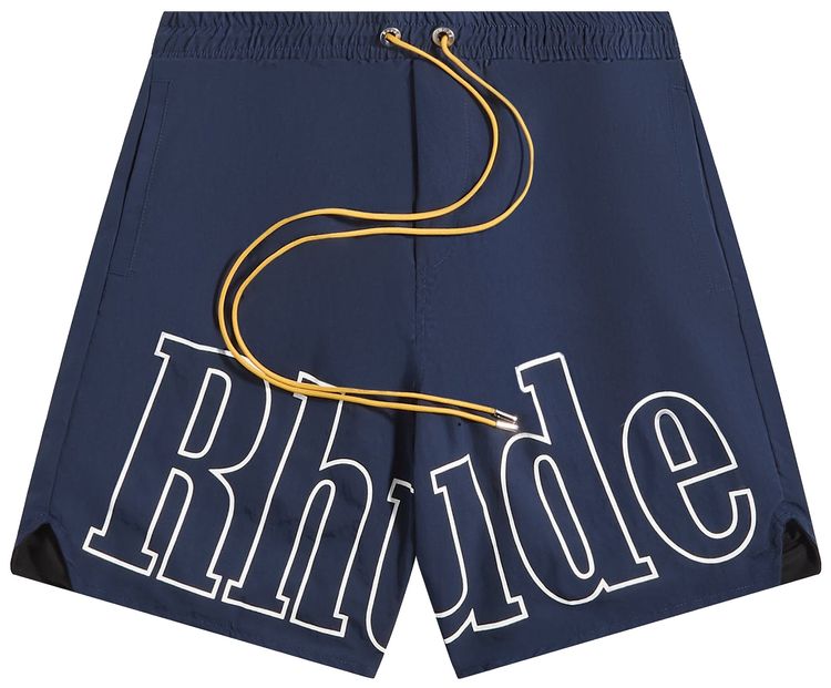 Rhude Logo Shorts Navy