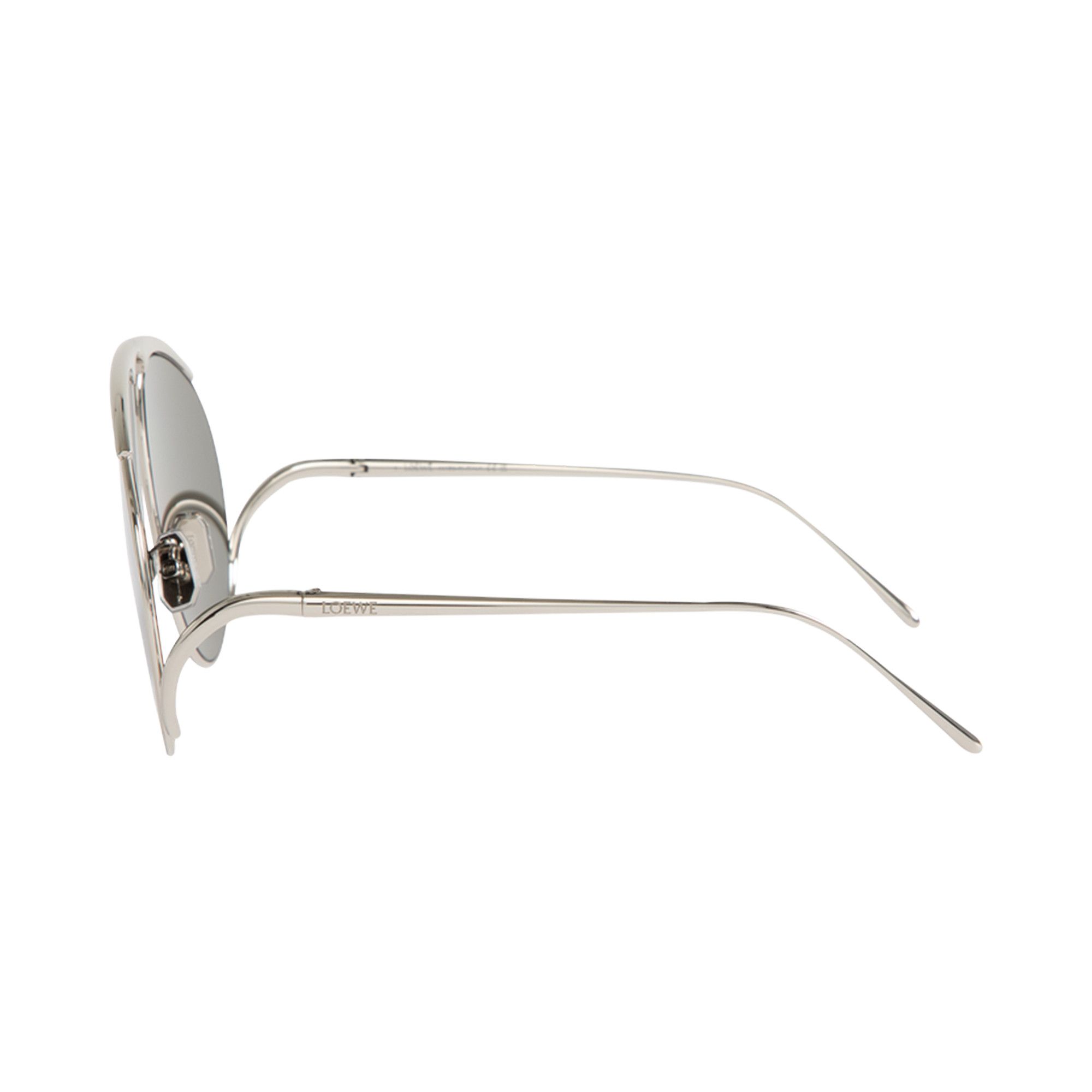 サングラス LOEWE SILVER L HILLOCK SUNGLASSES Hillock sunglasses Silver - LOEWE