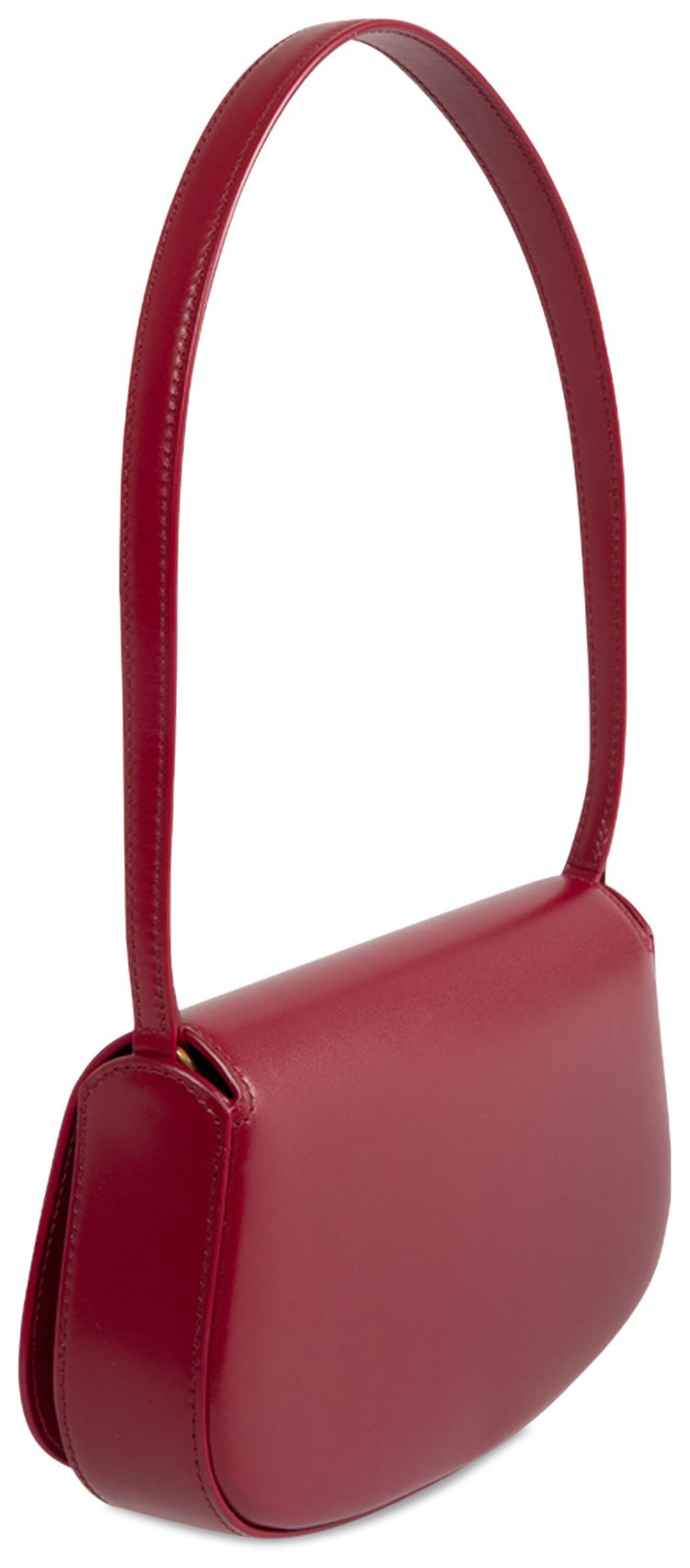 Saint Laurent Half Moon Shoulder Bag Cherry Jam