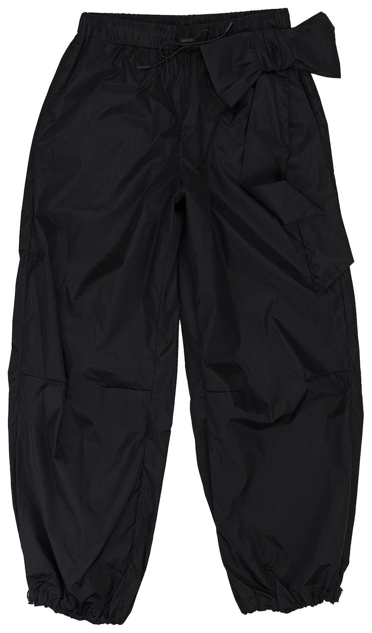 Simone Rocha Ankle Gathered Track Pants Black