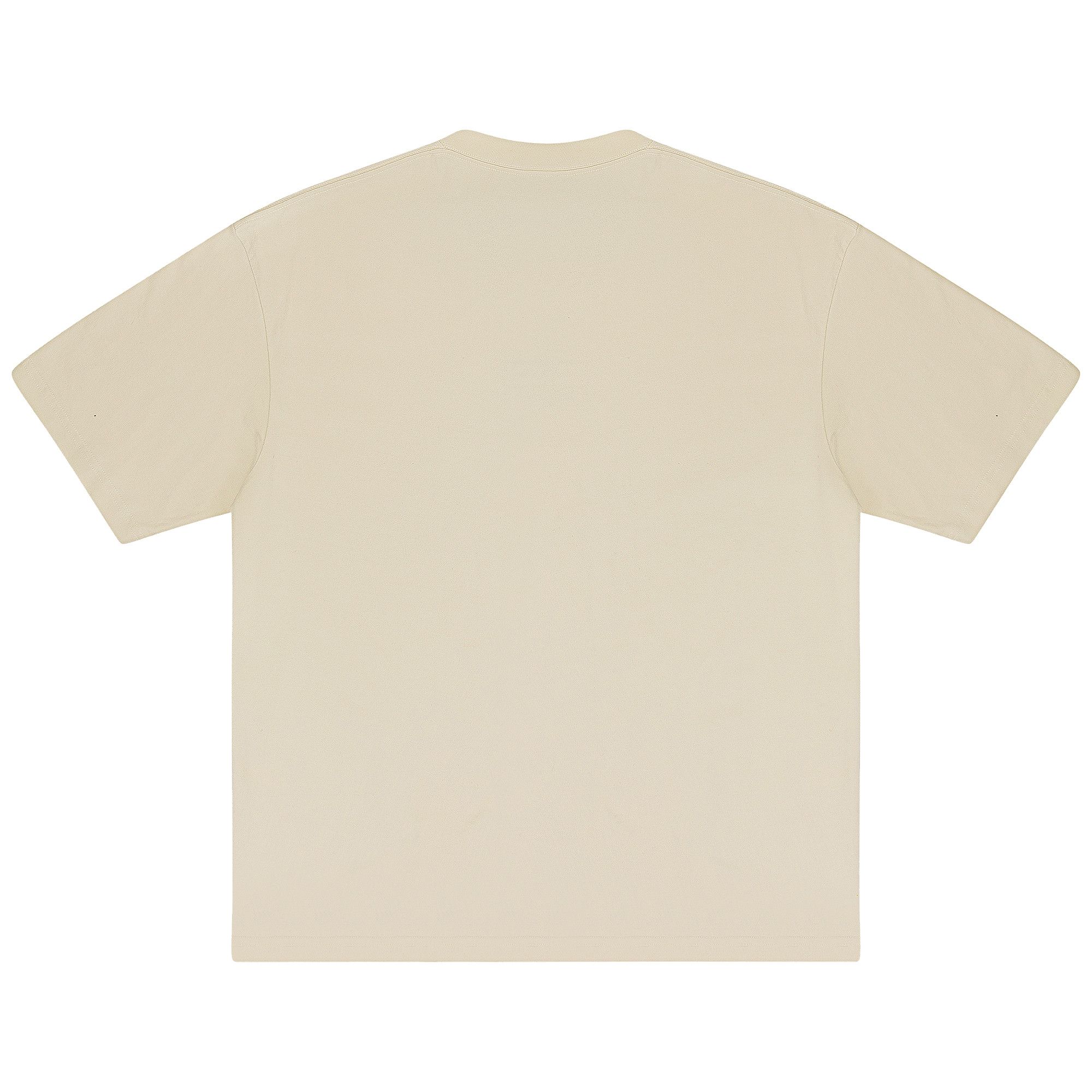 Buy Balenciaga Logo T-Shirt 'Cream' - 612966 TMVG7 9069 | GOAT