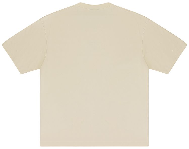 Balenciaga Logo T Shirt Cream