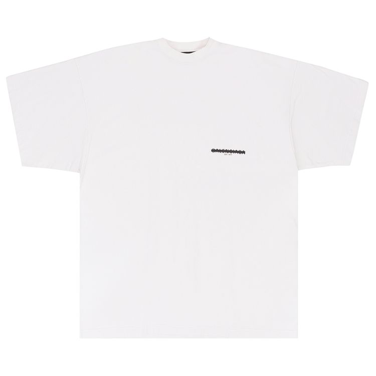 Balenciaga Crossed Out T Shirt Ecru