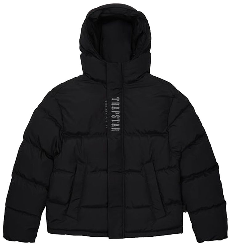 Trapstar Decoded 20 Hooded Puffer Jacket Black