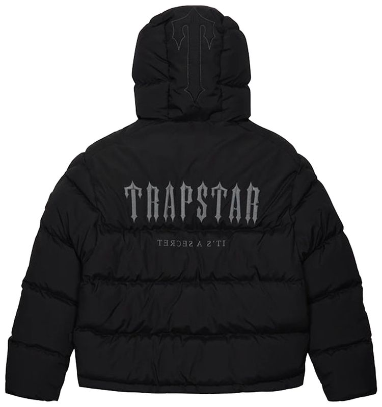 Trapstar Decoded 20 Hooded Puffer Jacket Black