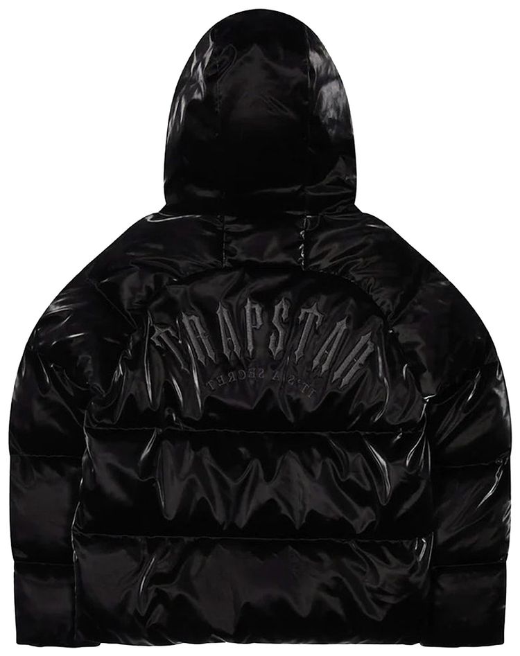 Trapstar Irongate Arch Puffer Jacket Gloss Black