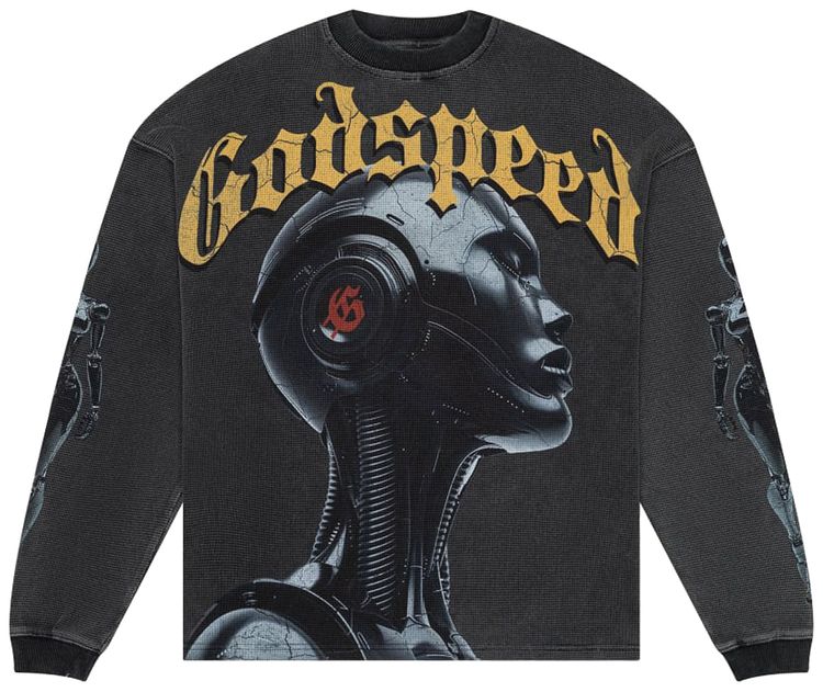 Godspeed Alexa Thermal Long Sleeve Grey Wash