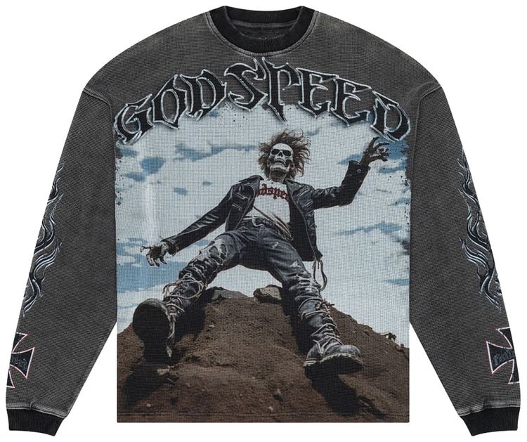 Godspeed Rocker Long Sleeve Thermal Grey Wash
