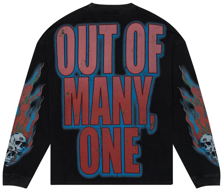 Godspeed Vision Flowers Long Sleeve Thermal Black Wash