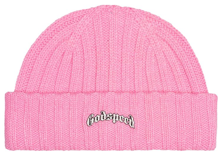 Godspeed OG Logo Emblem Beanie Hyper Pink