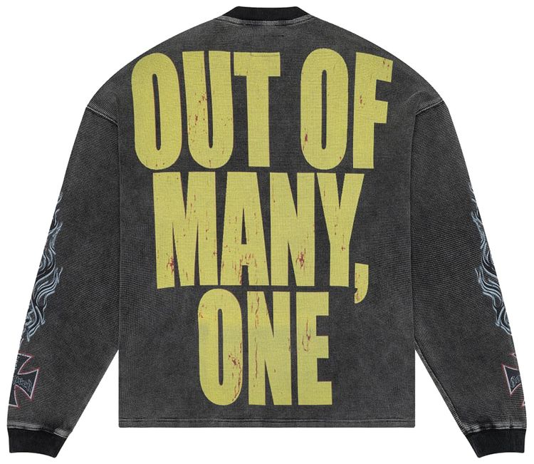 Godspeed Long Lonely Road Thermal Long Sleeve Grey Wash