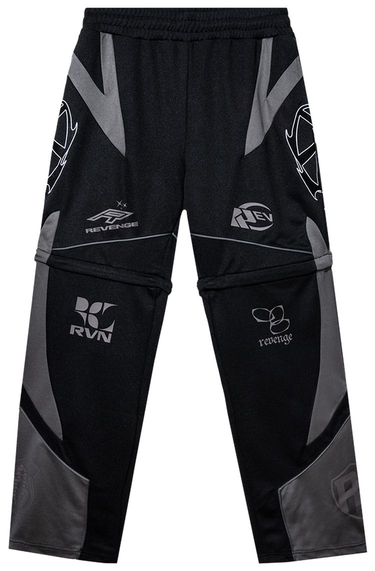 Revenge Revenge Racer Patch Convertible Pant Black