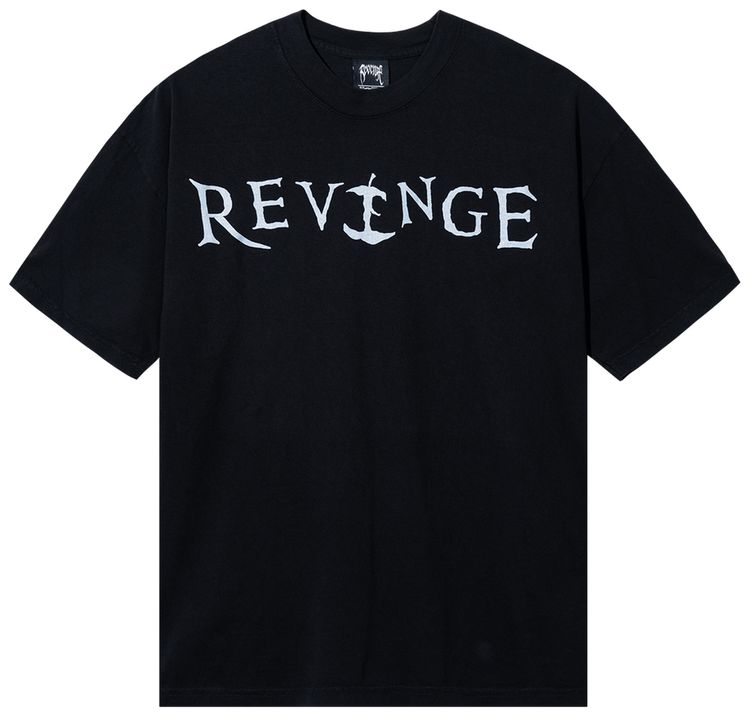 Revenge Note Tee Black
