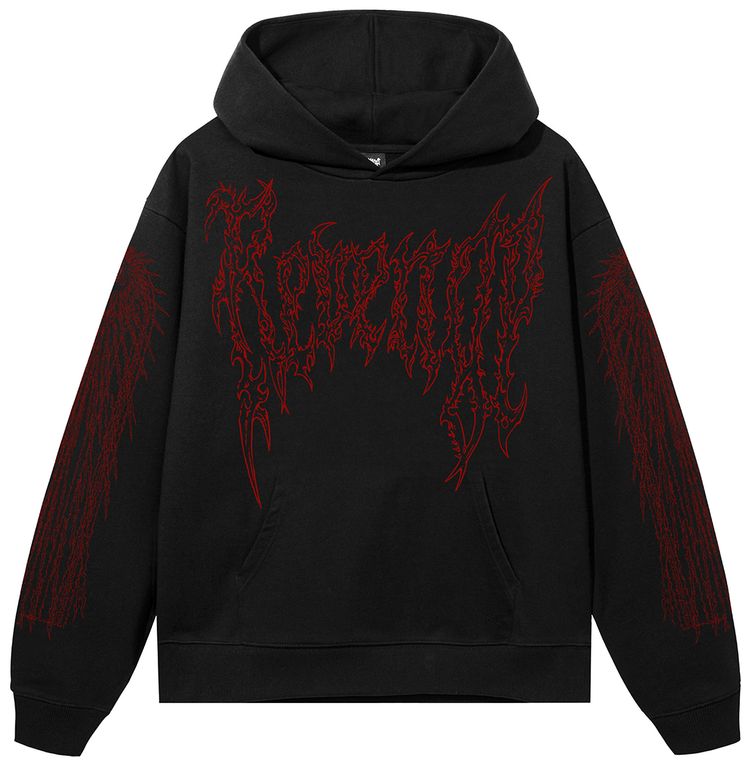 Revenge Enlightened Hoodie BlackRed