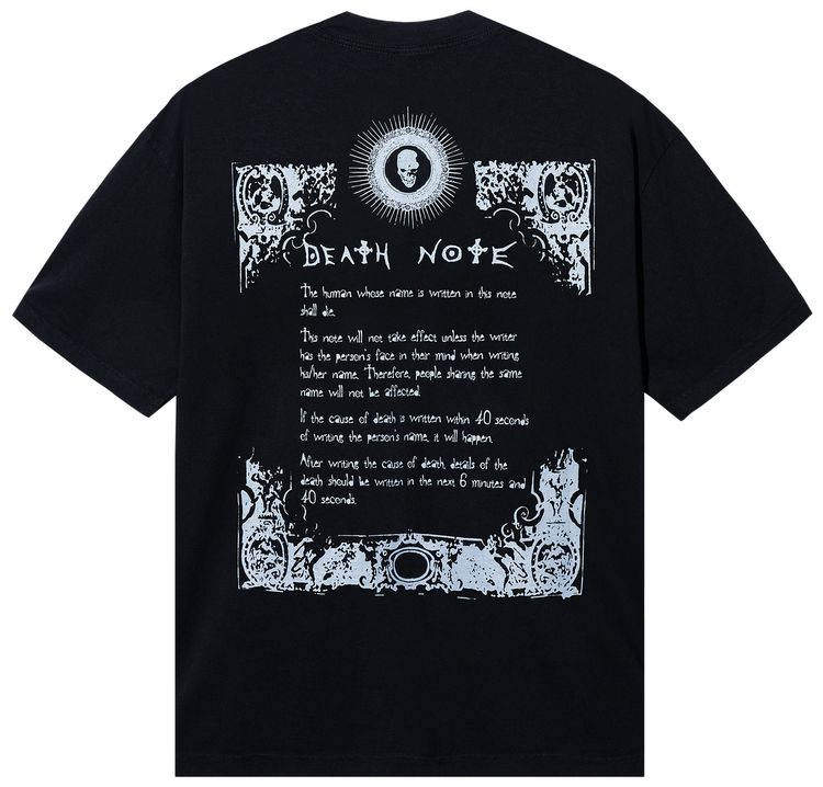 Revenge Note Tee Black