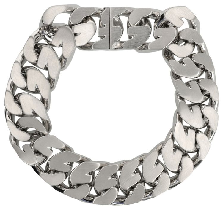 Givenchy Large G Chain Necklace Silver