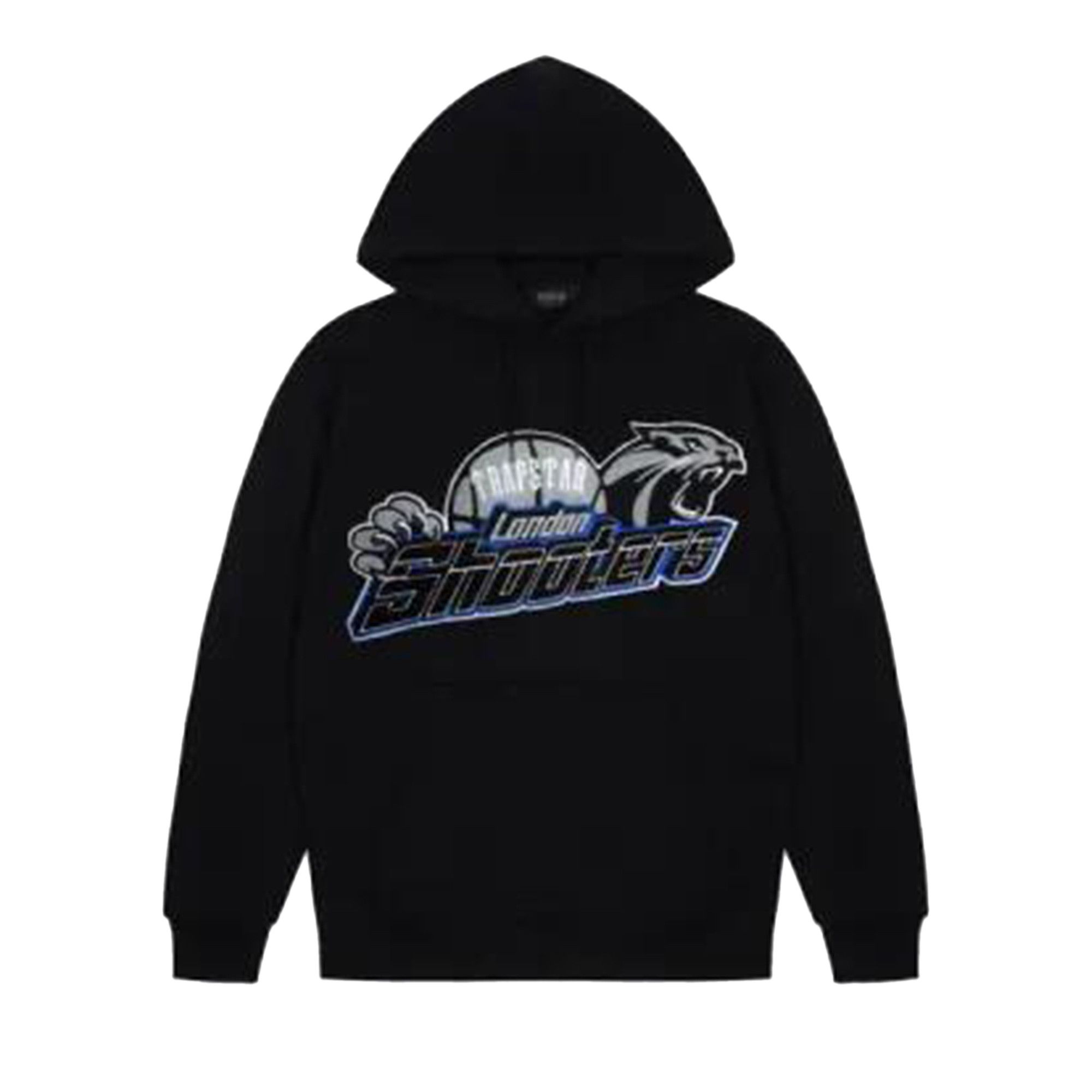 Buy Trapstar Shooters Hoodie Tracksuit 'Black/Blue' - 11984