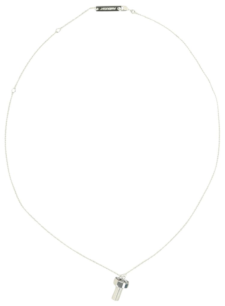 Ambush Bolt Charm Necklace Silver