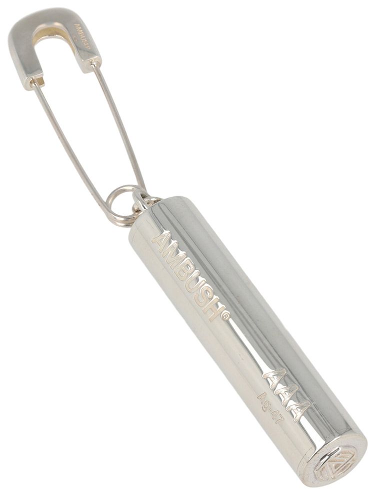 Ambush Battery Charm Single Earring Silver