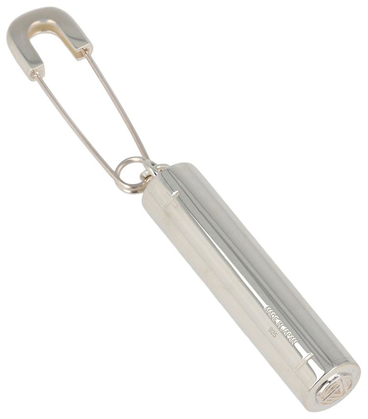 Ambush Battery Charm Single Earring Silver