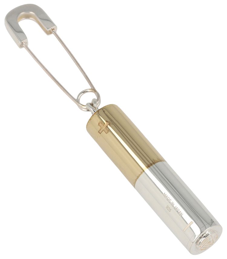 Ambush Battery Charm Single Earring Silver