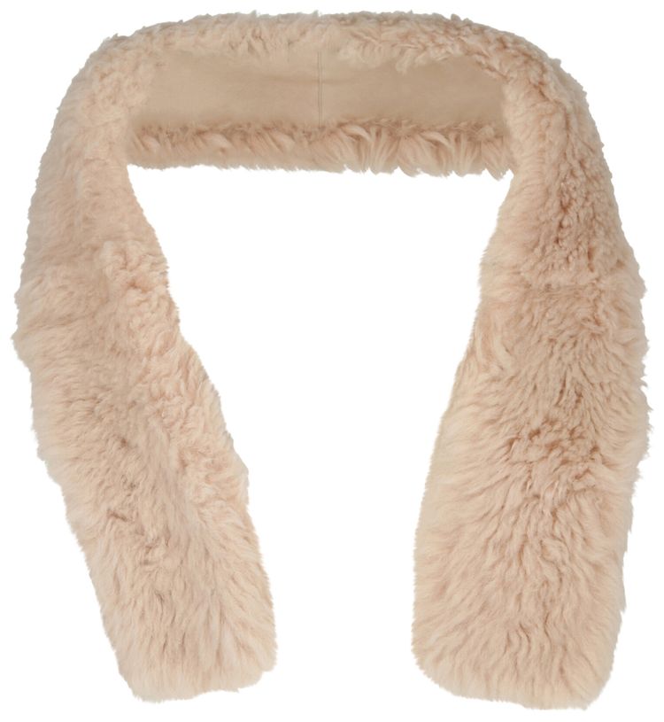 Bottega Veneta Lamb Fur Shawl Blondie