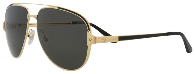 Cartier Aviator Sunglasses GoldGrey