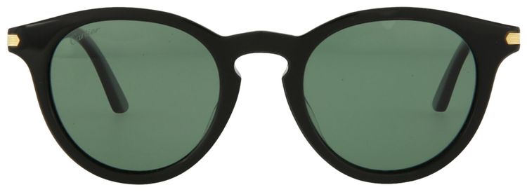 Cartier Round Sunglasses BlackGreen