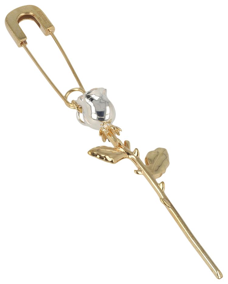 Ambush Rose Charm Single Earring Gold