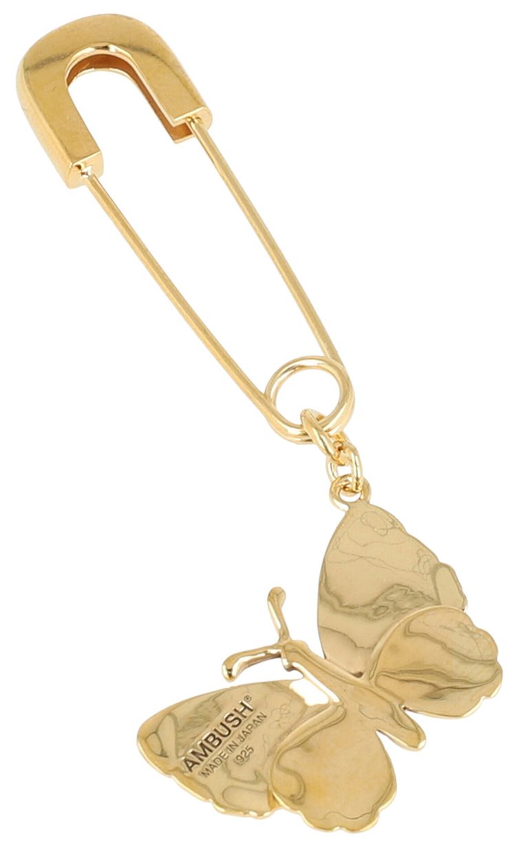 Ambush Single Butterfly Charm Earring Gold
