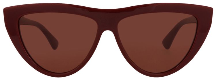 Bottega Veneta Cat Eye Sunglasses Burgundy Red
