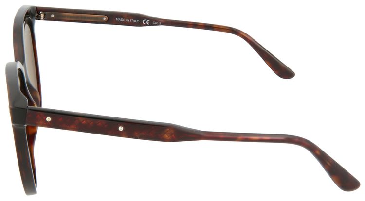 Bottega Veneta Cat Eye Sunglasses Shiny Dark HavanaDark Espresso