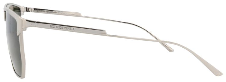 Bottega Veneta Square Sunglasses SilverGreen