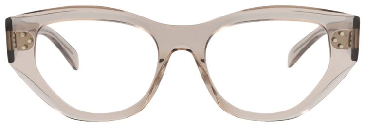 CELINE Cat Eye Optical Glasses BeigeTransparent