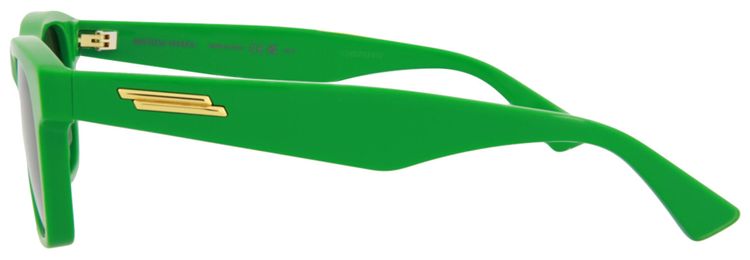 Bottega Veneta Square Sunglasses Green
