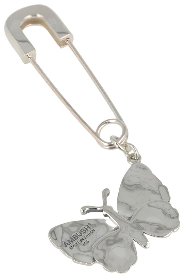 Ambush Butterfly Charm Single Earring Silver