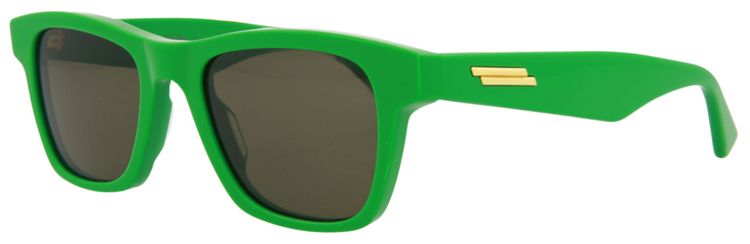 Bottega Veneta Square Sunglasses Green