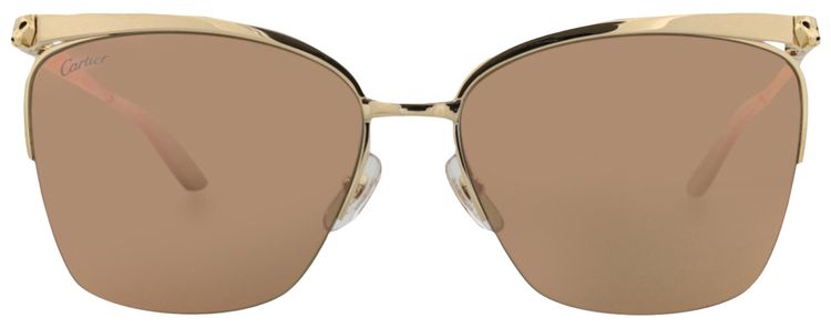Cartier Square Sunglasses GoldPink