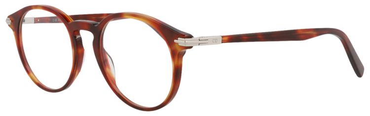Dior Round Optical Glasses HavanaTransparent