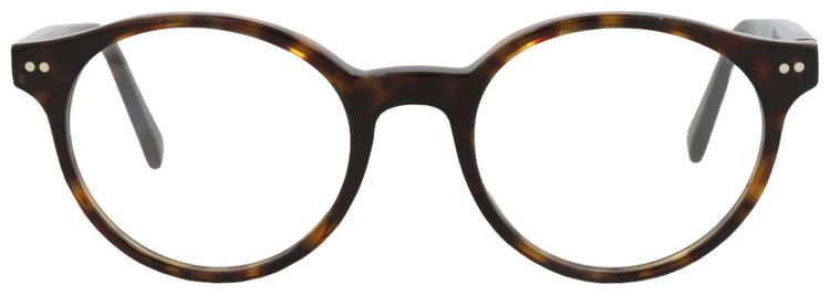 CELINE Round Optical Glasses HavanaTransparent