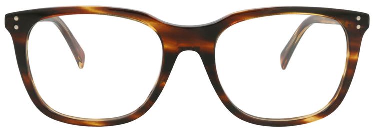 CELINE Square Optical Glasses HavanaTransparent
