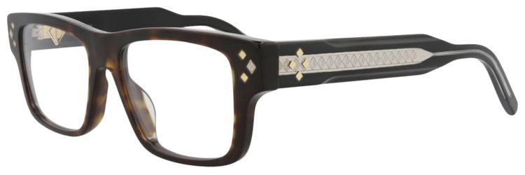 Dior Square Optical Glasses HavanaTransparent