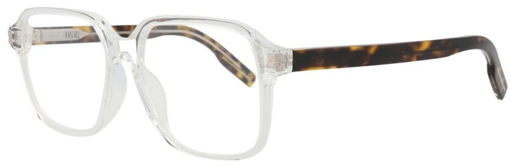 Dior Square Optical Glasses CrystalHavanaTransparent