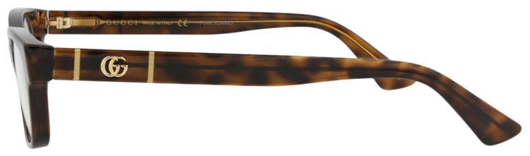 Gucci GG0635O 002 Eyeglasses Havana 51mm Cat Eye Frame Buy Gucci Cat Eye Optical Glasses  main image 2