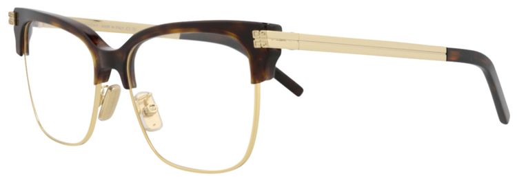 Givenchy Cat Eye Optical Glasses HavanaGoldTransparent